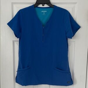 Jockey Women's Blue Scrub Top